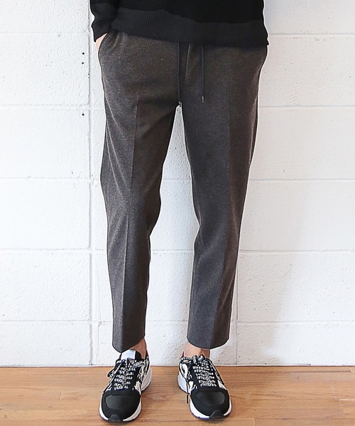 RATTLE TRAP（ラトルトラップ）の「【セットアップ対応】エアリーフラノイージースラックス（スラックス・メンズ・ブラック/ブラウン/グレイッシュベージュ/チャコール・LL/S/M/L）」の11枚目の写真