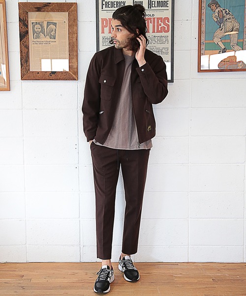 RATTLE TRAP（ラトルトラップ）の「【セットアップ対応】エアリーフラノイージースラックス（スラックス・メンズ・ブラック/ブラウン/グレイッシュベージュ/チャコール・LL/S/M/L）」の7枚目の写真