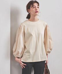 UNITED ARROWSスカラップ コンビ スリーブ プルオーバー UNITED ARROWS（ユナイテッドアローズ）の「スカラップ コンビ