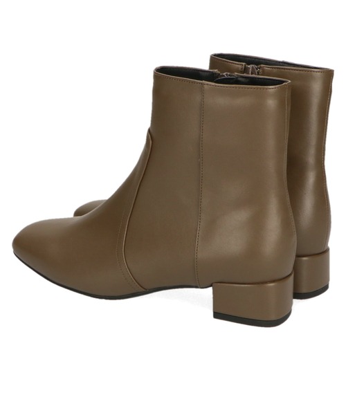 ORiental TRaffic(オリエンタルトラフィック)の「スクエアトゥプレーンショートブーツ/12401(ブーツ・レディース・ベージュ/ブラック/ブラウン・SS/S/M/L/LL/3L)」の22枚目の写真