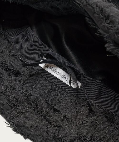 La Maison de Lyllis（メゾンドリリス）の「＜La maison de Lyllis＞BELL ハット（ハット・レディース・ブラック・FREE）」の10枚目の写真