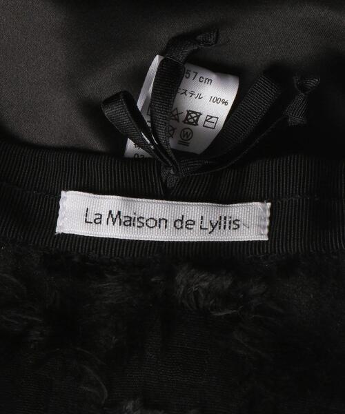La Maison de Lyllis（メゾンドリリス）の「＜La maison de Lyllis＞BELL ハット（ハット・レディース・ブラック・FREE）」の9枚目の写真