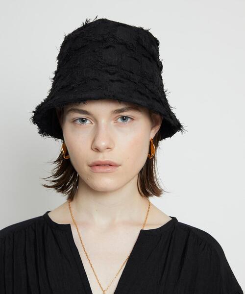 La Maison de Lyllis（メゾンドリリス）の「＜La maison de Lyllis＞BELL ハット（ハット・レディース・ブラック・FREE）」の8枚目の写真