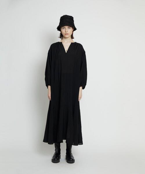 La Maison de Lyllis（メゾンドリリス）の「＜La maison de Lyllis＞BELL ハット（ハット・レディース・ブラック・FREE）」の14枚目の写真