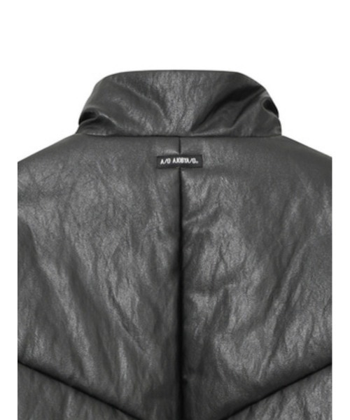 AJOBYAJO(アジョバイアジョ)の「【AJOBYAJO】Star Vegan Leather Padded Jacket(ダウンジャケット/コート・メンズ・ブラック・L/XL)」の11枚目の写真
