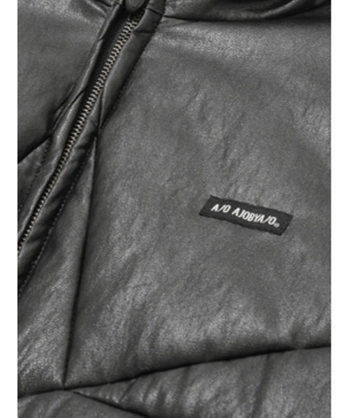 AJOBYAJO(アジョバイアジョ)の「【AJOBYAJO】Star Vegan Leather Padded Jacket(ダウンジャケット/コート・メンズ・ブラック・L/XL)」の12枚目の写真