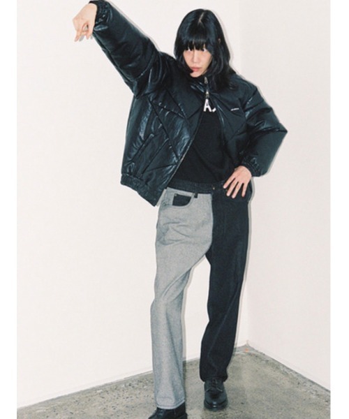 AJOBYAJO(アジョバイアジョ)の「【AJOBYAJO】Star Vegan Leather Padded Jacket(ダウンジャケット/コート・メンズ・ブラック・L/XL)」の18枚目の写真