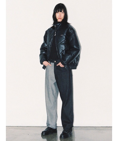 AJOBYAJO(アジョバイアジョ)の「【AJOBYAJO】Star Vegan Leather Padded Jacket(ダウンジャケット/コート・メンズ・ブラック・L/XL)」の19枚目の写真