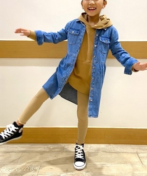 GAP（ギャップ）の「デニムワンピース (キッズ)（シャツワンピース・キッズ・ブルー系その他・S/L/XL/XS/M/XXL）」の11枚目の写真