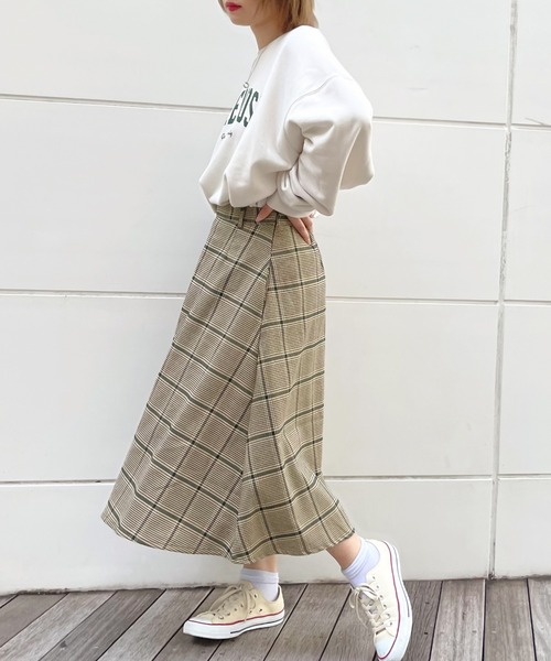 apres jour（アプレジュール）の「チェックフレアースカート【ZOZOTOWN限定アイテム】（スカート・レディース・ダークブラウン/グリーン系その他/ブラウン系その他・SMALL/MEDIUM/X-LARGE）」の22枚目の写真