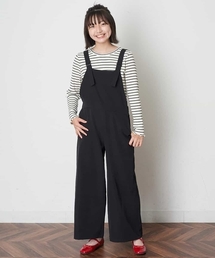 a.v.v（アーヴェヴェ）の「[100-130]バックレースアップサロペット（サロペット/オーバーオール・キッズ）」