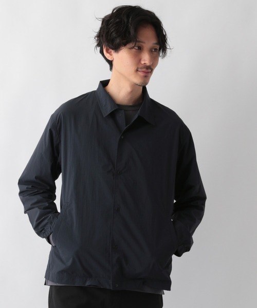 GLOBAL WORK(グローバルワーク)の「エアカル コーチシャツブルゾン/219970(ブルゾン・メンズ・チャコールグレー/ネイビー・MEDIUM/LARGE)」の14枚目の写真