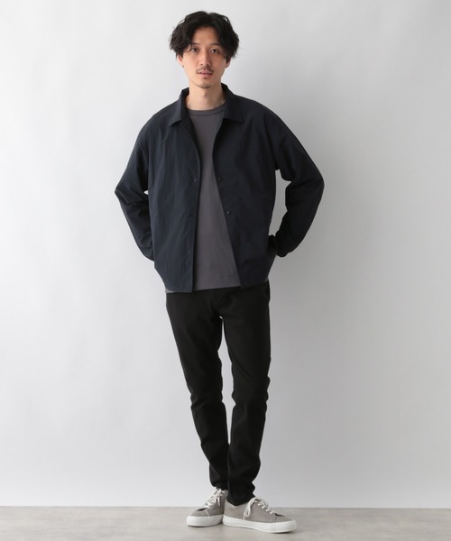 GLOBAL WORK(グローバルワーク)の「エアカル コーチシャツブルゾン/219970(ブルゾン・メンズ・チャコールグレー/ネイビー・MEDIUM/LARGE)」の12枚目の写真