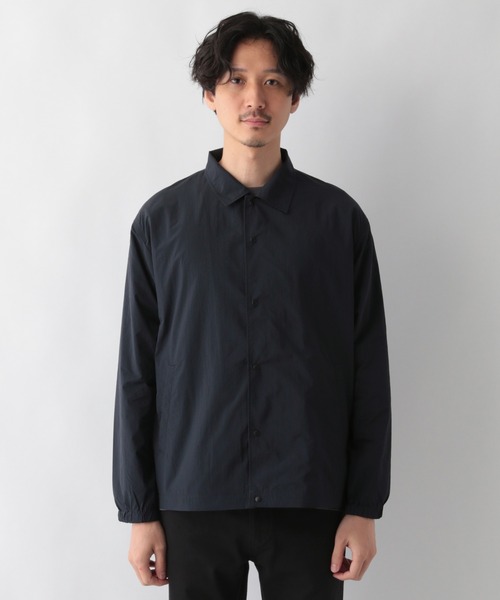 GLOBAL WORK(グローバルワーク)の「エアカル コーチシャツブルゾン/219970(ブルゾン・メンズ・チャコールグレー/ネイビー・MEDIUM/LARGE)」の3枚目の写真