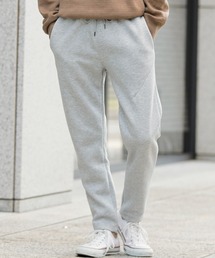 ソフトボリューム裏起毛 テーパードシルエット スウェットパンツ