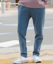 ソフトボリューム裏起毛 テーパードシルエット スウェットパンツ