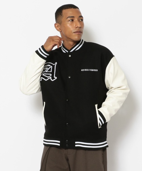 A4A（エーフォーエー）の「A4A(エーフォーエー) スタジャン（スタジャン・メンズ・ホワイト/ブラック・MEDIUM）」の7枚目の写真