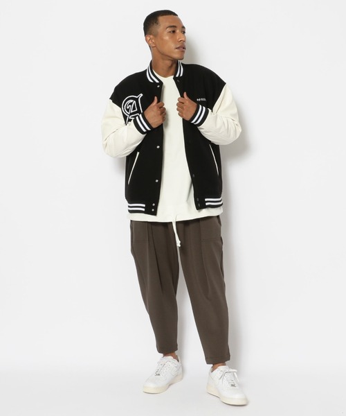 A4A（エーフォーエー）の「A4A(エーフォーエー) スタジャン（スタジャン・メンズ・ホワイト/ブラック・MEDIUM）」の3枚目の写真