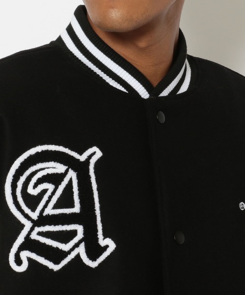 A4A（エーフォーエー）の「A4A(エーフォーエー) スタジャン（スタジャン・メンズ・ホワイト/ブラック・MEDIUM）」の9枚目の写真