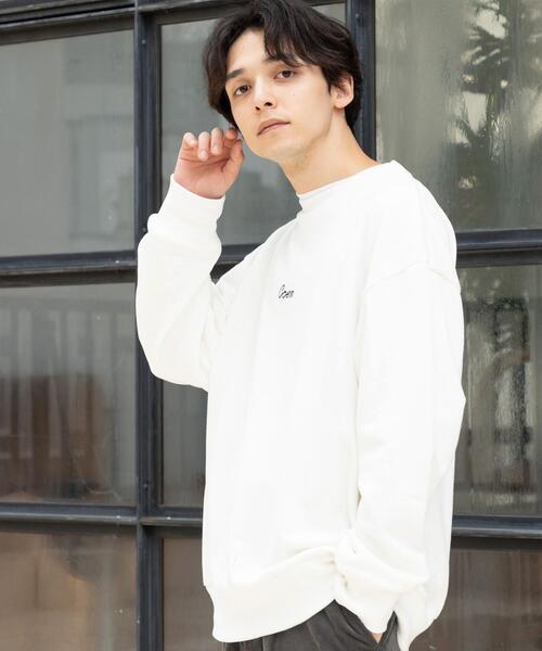 coen（コーエン）の「コーエンロゴ刺繍裏毛クルーネックスウェット（スウェット・メンズ・ホワイト/ブラック・SMALL/X-LARGE/LARGE/MEDIUM）」の11枚目の写真
