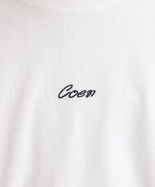 coen（コーエン）の「コーエンロゴ刺繍裏毛クルーネックスウェット（スウェット・メンズ・ホワイト/ブラック・SMALL/X-LARGE/LARGE/MEDIUM）」の17枚目の写真