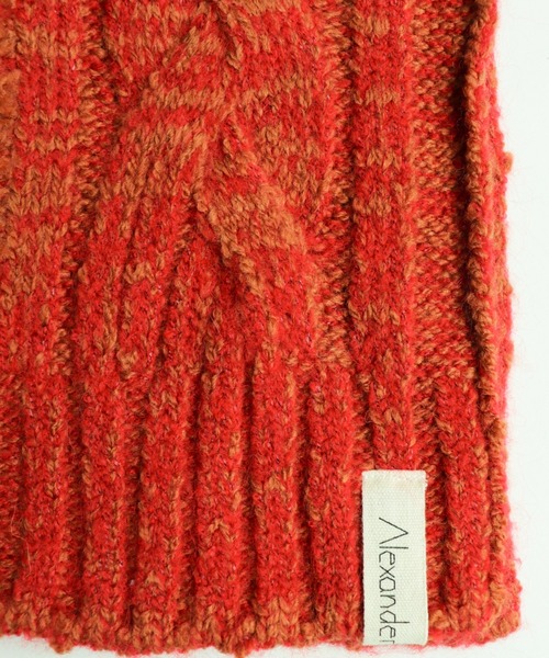 AlexanderLeeChang（アレキサンダーリーチャン）の「AlexanderLeeChang/アレキサンダーリーチャン BIG KNIT VEST ビッグニットベスト　AC062103（ベスト・メンズ・ブラック/グレー/バーガンディー・2/3）」の5枚目の写真