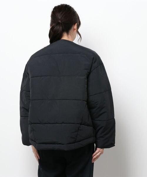 coca（coca）（コカ）の「ノーカラーフェイクダウンジャケット（ダウンジャケット/コート・レディース・ブラック・ONE SIZE）」の3枚目の写真