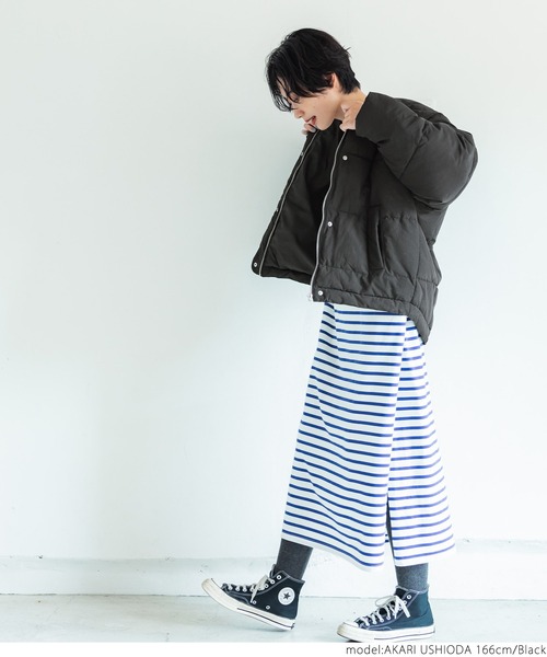 coca（coca）（コカ）の「ノーカラーフェイクダウンジャケット（ダウンジャケット/コート・レディース・ブラック・ONE SIZE）」の6枚目の写真