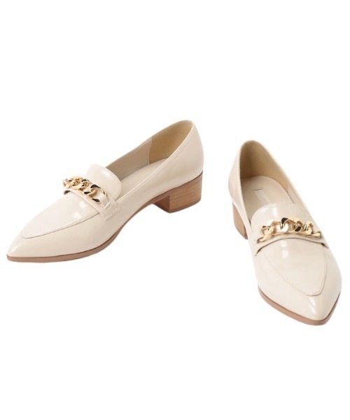 EIMY ISTOIRE（エイミーイストワール）の「チェーンビットフラットローファー（ローファー・レディース・ホワイト/ブラック/ブラウン/イエロー・SMALL/MEDIUM/LARGE）」の18枚目の写真