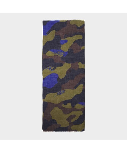 AIGLE(エーグル)の「アフェルタゥ スカーフ(ストール/ショール・レディース・モスグリーン/レッド系その他・FREE)」の3枚目の写真