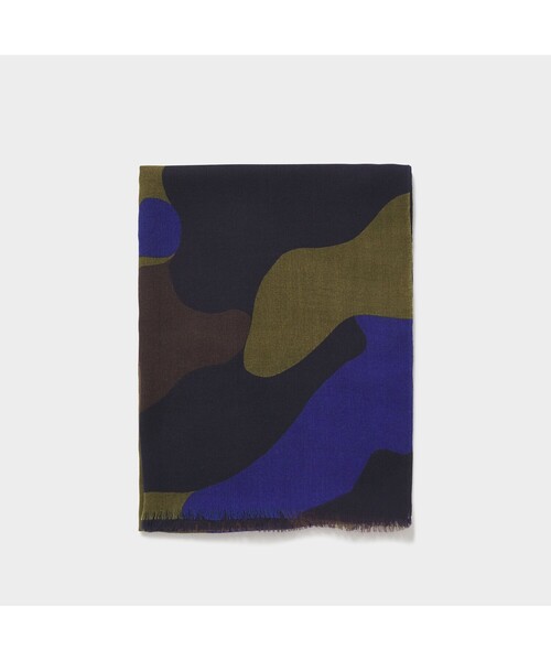 AIGLE(エーグル)の「アフェルタゥ スカーフ(ストール/ショール・レディース・モスグリーン/レッド系その他・FREE)」の6枚目の写真