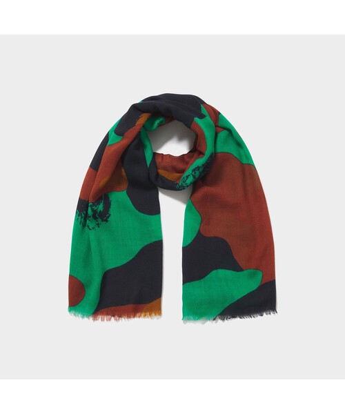 AIGLE(エーグル)の「アフェルタゥ スカーフ(ストール/ショール・レディース・モスグリーン/レッド系その他・FREE)」の12枚目の写真