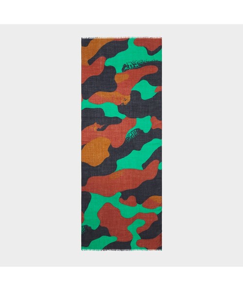 AIGLE(エーグル)の「アフェルタゥ スカーフ(ストール/ショール・レディース・モスグリーン/レッド系その他・FREE)」の9枚目の写真