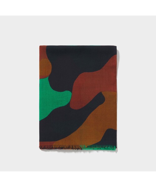 AIGLE(エーグル)の「アフェルタゥ スカーフ(ストール/ショール・レディース・モスグリーン/レッド系その他・FREE)」の8枚目の写真