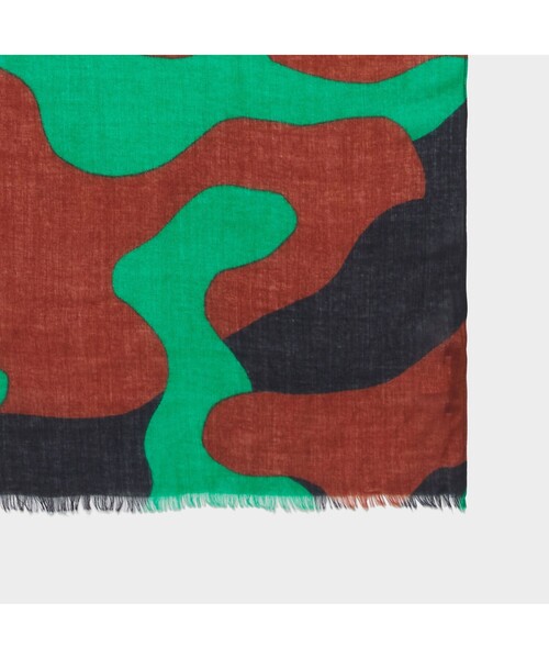 AIGLE(エーグル)の「アフェルタゥ スカーフ(ストール/ショール・レディース・モスグリーン/レッド系その他・FREE)」の5枚目の写真