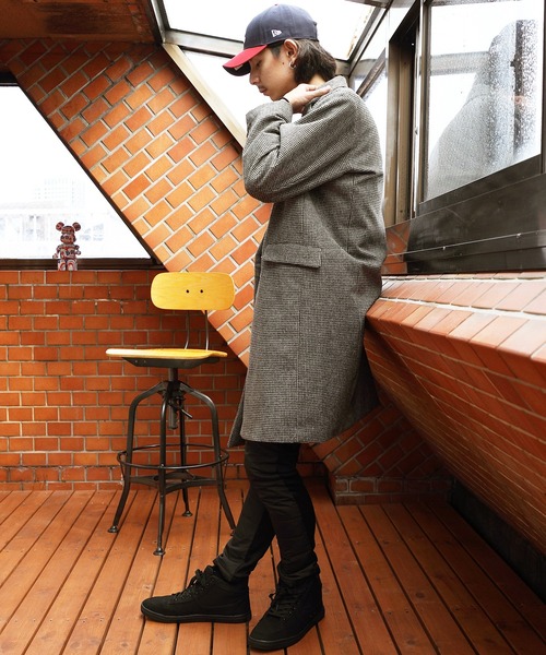 ８(eight)（エイト）の「ウールダブルブレストチェスターコート（チェスターコート・メンズ・グレイッシュベージュ/ブラウン/ブルーグレー/ベージュ系その他・MEDIUM/LARGE）」の17枚目の写真