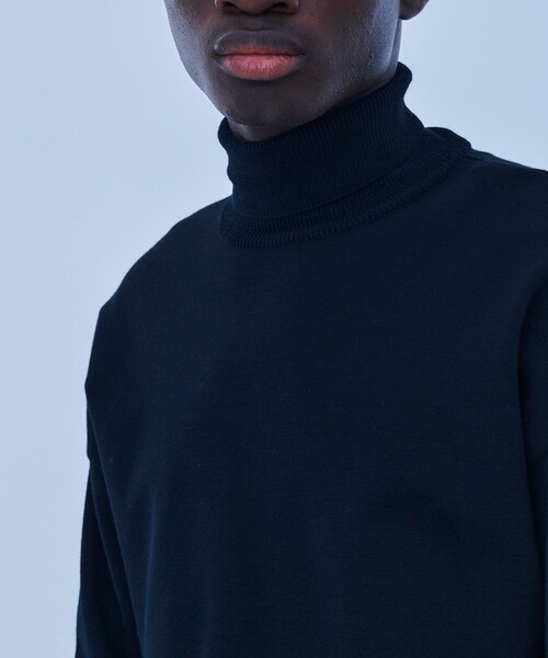 UNITED TOKYO（ユナイテッドトウキョウ）の「【OnE】18gウールミラノリブタートル（ニット/セーター・メンズ・ブラック/グレー/オフホワイト・1/2/3）」の7枚目の写真