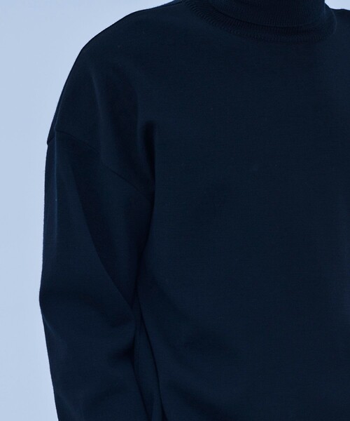 UNITED TOKYO（ユナイテッドトウキョウ）の「【OnE】18gウールミラノリブタートル（ニット/セーター・メンズ・ブラック/グレー/オフホワイト・1/2/3）」の14枚目の写真