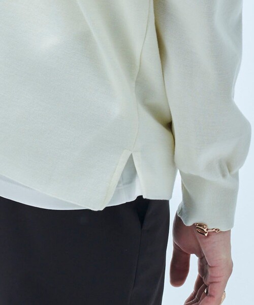 UNITED TOKYO（ユナイテッドトウキョウ）の「【OnE】18gウールミラノリブタートル（ニット/セーター・メンズ・ブラック/グレー/オフホワイト・1/2/3）」の15枚目の写真