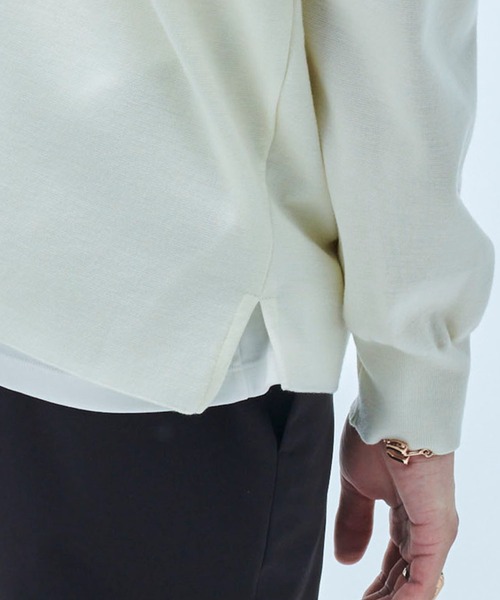 UNITED TOKYO（ユナイテッドトウキョウ）の「【OnE】18gウールミラノリブタートル（ニット/セーター・メンズ・ブラック/グレー/オフホワイト・1/2/3）」の4枚目の写真