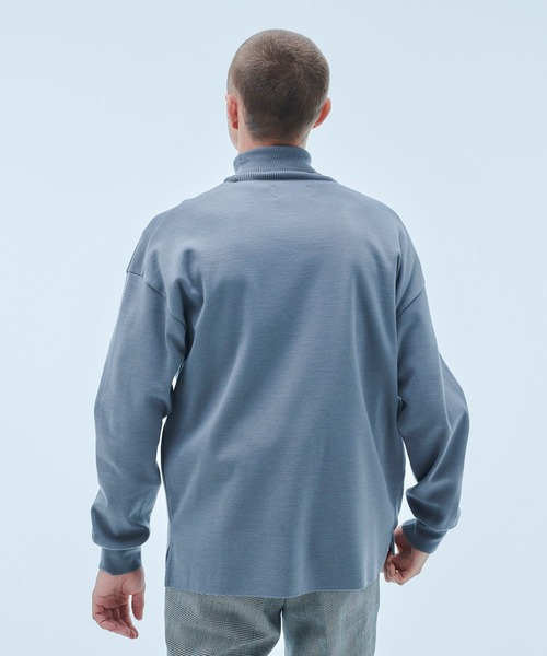 UNITED TOKYO（ユナイテッドトウキョウ）の「【OnE】18gウールミラノリブタートル（ニット/セーター・メンズ・ブラック/グレー/オフホワイト・1/2/3）」の19枚目の写真