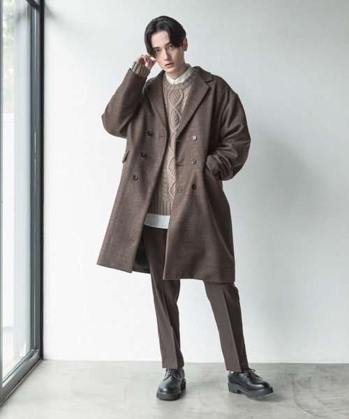 RAGEBLUE(レイジブルー)の「ウールタッチ/テーパードスラックス/216165(スラックス・メンズ・ホワイト/ブラック/ベージュ/パープル/ブラウン/グリーン/ブルー・SMALL/MEDIUM/LARGE)」の9枚目の写真