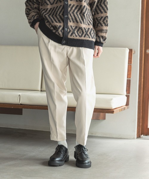 RAGEBLUE(レイジブルー)の「ウールタッチ/テーパードスラックス/216165(スラックス・メンズ・ホワイト/ブラック/ベージュ/パープル/ブラウン/グリーン/ブルー・SMALL/MEDIUM/LARGE)」の11枚目の写真