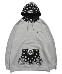 DOUBLE STEAL | Hood on Bandana 裏起毛パーカー(パーカー)