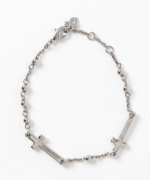 DSQUARED2（ディースクエアード）の「ARMLET /0221（ブレスレット・メンズ・シルバー/ゴールド/シルバー×ブラック・S/M）」の2枚目の写真