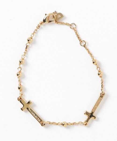 DSQUARED2（ディースクエアード）の「ARMLET /0221（ブレスレット・メンズ・シルバー/ゴールド/シルバー×ブラック・S/M）」の3枚目の写真