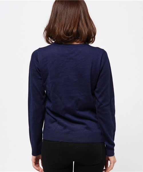 CIAOPANIC（チャオパニック）の「【Ciaopanic】毛混柄編みC/Nニット（ニット/セーター・レディース・ネイビー/チャコールグレー・FREE）」の5枚目の写真