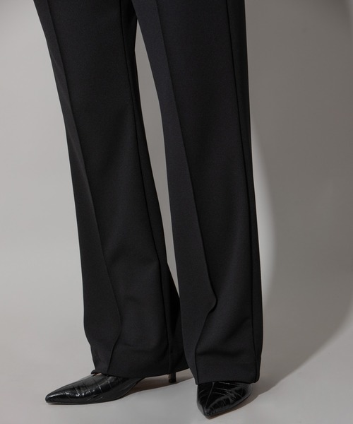 Munich(ミューニック)の「ストレッチジョーゼットセンタープリーツフレアーパンツ(その他パンツ・レディース・ブラック/ダークグレー/グリーン・XS/S/M)」の21枚目の写真