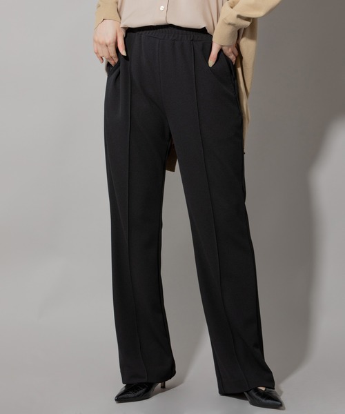 Munich(ミューニック)の「ストレッチジョーゼットセンタープリーツフレアーパンツ(その他パンツ・レディース・ブラック/ダークグレー/グリーン・XS/S/M)」の11枚目の写真