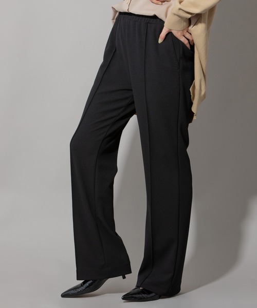 Munich(ミューニック)の「ストレッチジョーゼットセンタープリーツフレアーパンツ(その他パンツ・レディース・ブラック/ダークグレー/グリーン・XS/S/M)」の20枚目の写真